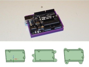 arduino pára-choques titular diy o uno sgabolab 3d print model - Mito3D