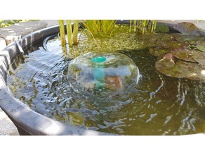 glockenaufsatz al aire libre y jardín fuente las plumas estilográficas garten glocke springbrunnen de agua 3d print model - Mito3D