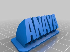 anaya1 office customized 3d print model - Mito3D