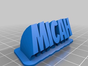 micah1 office customized 3d print model - Mito3D
