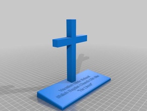cross base new customized 3d print model - Mito3D