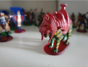 battle cat - masters universe miniature toys & games he-man motu tiger 3d print model - Mito3D
