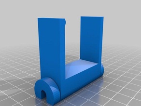 il mio personalizzati in cattività personalizzabili supporto del cavo computer su misura 3d print model - Mito3D