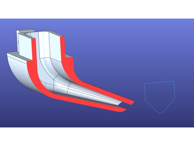 geeetech a10 optimisée des flux d'air de refroidissement convoyeur à pas turbulences L'imprimante 3d pièces l'air ventilateur l'écoulement a10m 3D print model - Mito3D