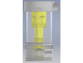 desktop aspiratore ciclonico strumenti dyson aspirapolvere girante vuoto 3d print model - Mito3D