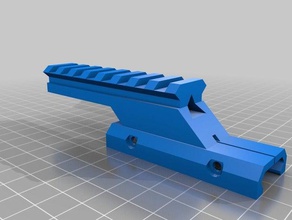 ris ferroviário âmbito do riser brinquedos & games airsoft acessórios 3d print model - Mito3D