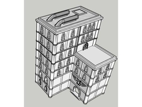 adeptus titanicus Gebäude nicht4 - intakt Spiele 3d print model - Mito3D