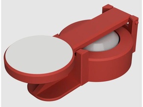 echo button mount lever arm assistivetech assistive device technology 3d print model - Mito3D