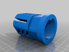 nerf muzzle brake hobby 3d print model - Mito3D