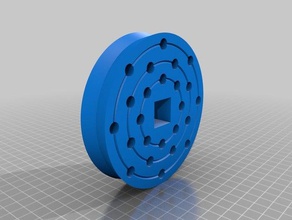 moment d'inertie de démonstration la roue physique et l'astronomie 3d print model - Mito3D
