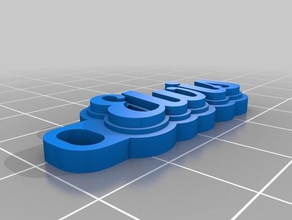 kc elvis Anahtarlık özelleştirilmiş 3d print model - Mito3D