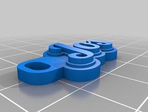 kc jos keychains customized 3d print model - Mito3D