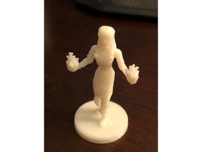 female fire kineticist toys & games pathfinder player character 3d print model - Mito3D