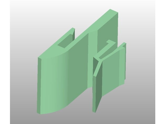 honda del sol de la ventana puerta moldeo clip automoción 3D print model - Mito3D
