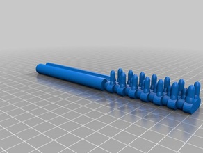 a denti larghi pettine presa in giro La stampa 3d bellezza pennello la fidanzata ragazza dono capelli spazzola per taglio di 3d print model - Mito3D