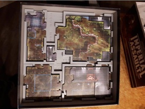 imperial assault jabba del reino - mosaico mapa organizador juegos boardgame inserta juego de mesa insertar starwars star wars 3d print model - Mito3D