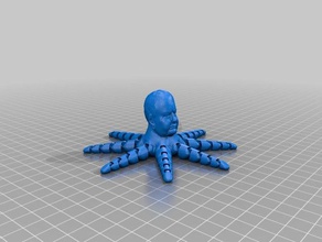 octochurchill art churchill cute octopus winston wwii 3d print model - Mito3D
