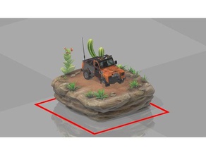 truck diorama vehicles 3d print model - Mito3D