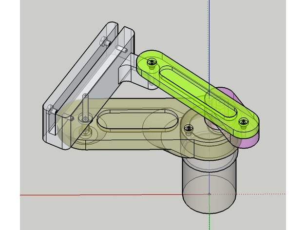 el cigüeñal la robótica 3D print model - Mito3D