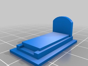 pierre tombale 3 bâtiments et structures de l'architecture à l'échelle ho n échelle 3d print model - Mito3D