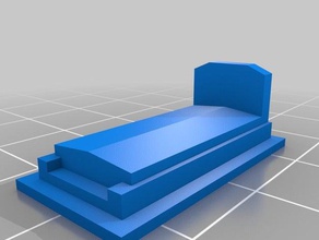 pierre tombale 6 Gebäude & Strukturen Architektur ho-Maßstab n-Skala 3d print model - Mito3D