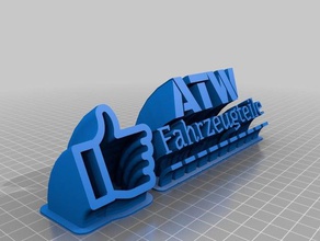 atw fahrzeugteile de la oficina personalizado 3d print model - Mito3D