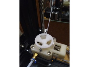 mcg bowden extruder feeder feat atomic knob 3d printer extruders nema nema17 17 3d print model - Mito3D