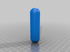 Pille v01 Schlüsselanhänger kundengebundene 3d print model - Mito3D