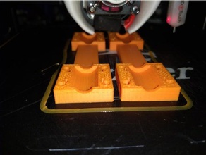 y-undercarriage lm8uu- bearing bushing holder 3d printer parts am8 drylin prusa undercarriage 3d print model - Mito3D