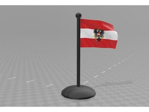 austria flag color printable signs & logos 3d print model - Mito3D