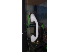 schrankt r-griff household 3d print model - Mito3D