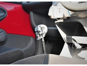 citroen c1 terminator t800 skull gear knob automotive arnie arnold schwarzenegger gearknob 2 3d print model - Mito3D