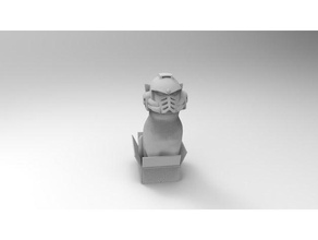 space marine cat toy & game accessories mini minis 3d print model - Mito3D