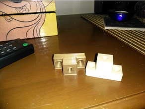 rolar para fora do bloco peças de substituição blume gabinete controle deslizante suporte 3d print model - Mito3D