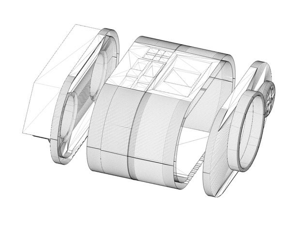 science-fiction-Elektro-Fernglas, wie star wars Requisiten 3D print model - Mito3D