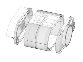 science fiction electric binoculars like star wars props 3d print model - Mito3D