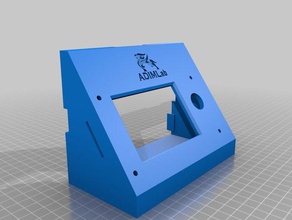 adimlab slanted control box front remix 3d printer parts 3d print model - Mito3D