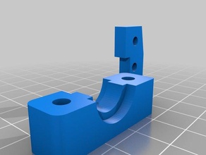 hypercube bltouch mount - right 3d printer parts 3d print model - Mito3D