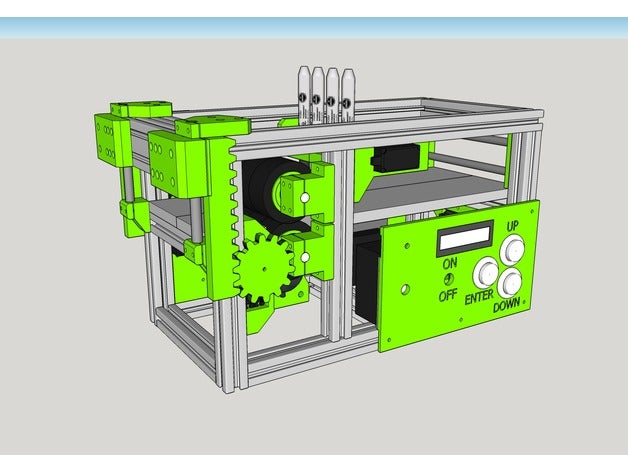 automática de correias corte máquinas-ferramentas cortador tecido a máquina marcador nylon têxteis o 3D print model - Mito3D