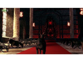 goat simulator - infernal trône bâtiments et structures la chèvre du jeu vidéo 3d print model - Mito3D