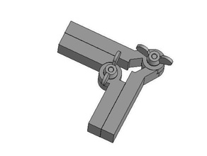 angle magnetic clamp tools clamps 3d print model - Mito3D