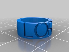 loryring les anneaux personnalisé 3d print model - Mito3D
