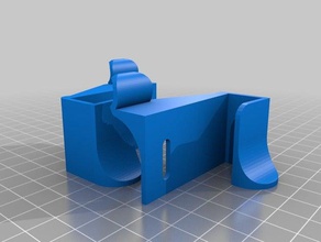 alno baseboard clamp 1990 style 3d print model - Mito3D