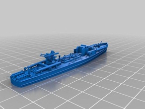 motosilurante crda 60 t series ii - italian ms boat 1 300 vehicles cruel seas wargaming 3d print model - Mito3D