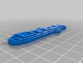 enrique keychain keychains customized 3d print model - Mito3D