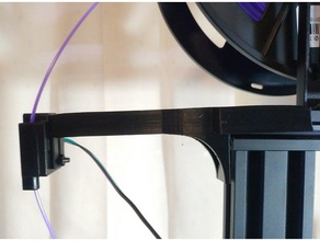 2020 filament runout sensor snap slide mount ender-3 others 3d printer accessories extrusion 3d print model - Mito3D