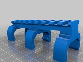 bug salt picatinny rail parts 3d print model - Mito3D