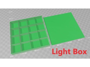ledlightbox il fai da te Stampato in 3d Stampante aduino box cool deko gaminglight gioco licht ledbox i led luce a programmazione rgb 3d print model - Mito3D