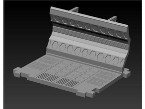Raum-lock modular Fliesen - Wand Spielzeug & Spiele 28 science-fiction tabletop 3d print model - Mito3D