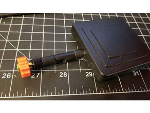 sma parafuso remix eletrônica knob de aperto manual 3d print model - Mito3D